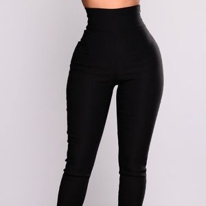High Waist Black Pant - Fashion Nova